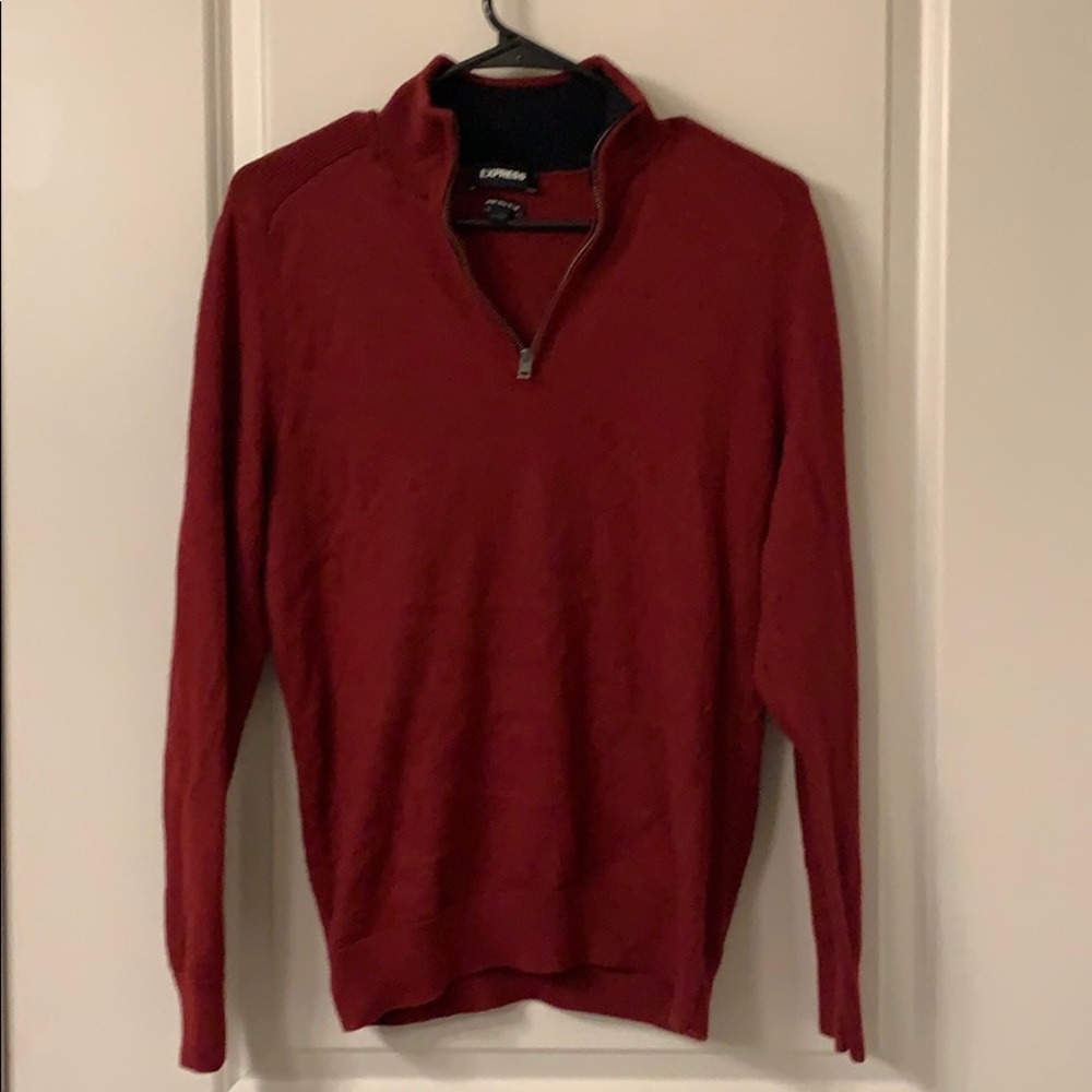 Men’s red sweater